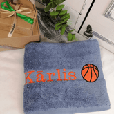 Basketball player Towel with Embroidery